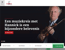 Tablet Screenshot of hannick.nl
